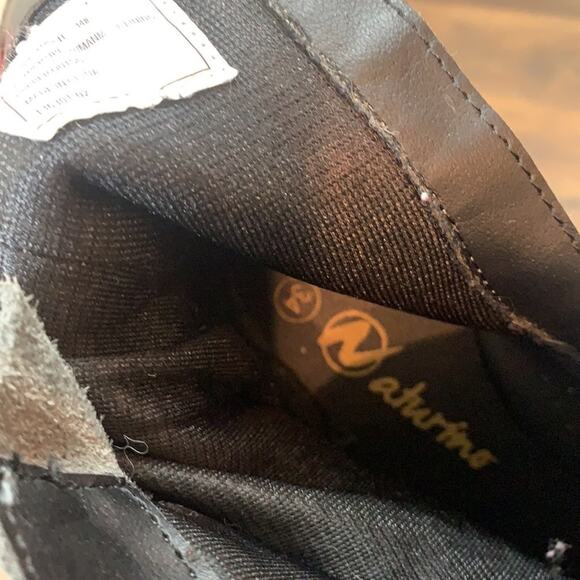 Garnet Hill Naturino Suede Gray Slouch Boots - Picture 8 of 9